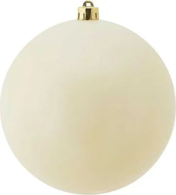 Produktbild von Christbaumkugel groß 20 cm warmweiß Farbe dekorativ unzerbrechlich
