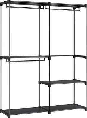 Produktbild von SONGMICS Kleiderschrank offen, Kleiderständer Garderobe 3 Hängefächer