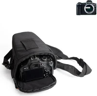 Produktbild von K-S-Trade Kameratasche Fototasche Schultertasche Umhängetasche kompatibel mit Canon EOS R Colt  für Systemkameras Schutzhülle bag Zubehörtasche