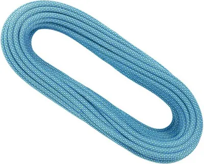 Einfachseil Hero 9.6 Dry von singing rock; blaues Kletterseil; geeignet für Kletteraktivitäten.