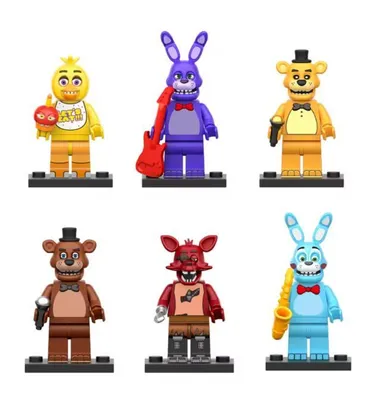 Obrázek produktu pro Sada 6 figurek FNAF Five Nights at Freddy's.