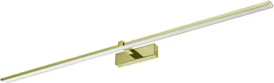 Immagine prodotto di Applique a LED da appendere sopra lo specchio Venus, bianco e oro, 24 W, luce bianca neutra, 1640 lm, metallo, dimensioni: 5 x 120 x 13 cm, IP44, IdeaLED