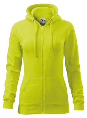 Image de Malfini - Veste pour femme, avec fermeture éclair PP10220 (L) (citron vert vif)