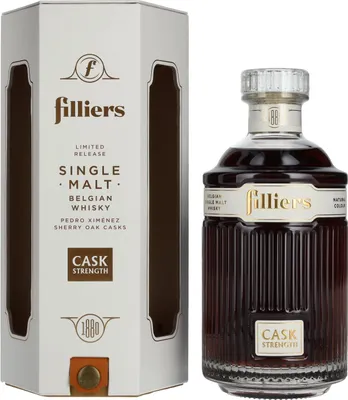 Produktbild von Filliers Sherry Cask Belgian Single Malt Whisky Cask Strength Limited Release 58,5% Vol. 0,7l in Geschenkbox
