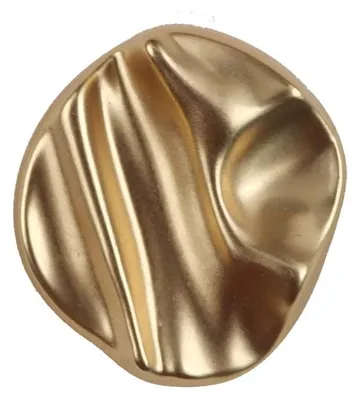 Metallknöpfe 20 mm, 10 Stück, Gold, Vintage-Faltenknöpfe für DIY