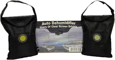 Immagine prodotto di Sacchetto deumidificatore per auto/casa, riutilizzabile, taglia L, 1 kg, confezione da 2 pezzi