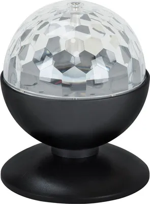 Produktbild von Disco Licht BRILONER LEUCHTEN DISCO LIGHT, 3 W, IP20, schwarz, Kunststoff, Ø 12,5 cm