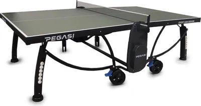 Produktbild von Pegasi Tischtennisplatte 1000 - Indoor Tischtennis - Tischtennistisch - Tischtennistisch Klappbar - Tischtennisplatte Indoor - Faltbare tischtennisplatte - Table Tennis - Table Indoor - Grün