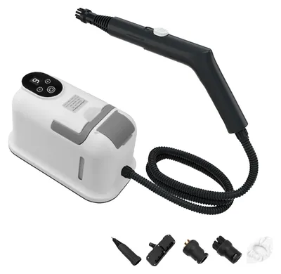 Obrázek produktu pro Parní čistič, 9 nastavitelných stupňů, přenosný design, BÍLÝ