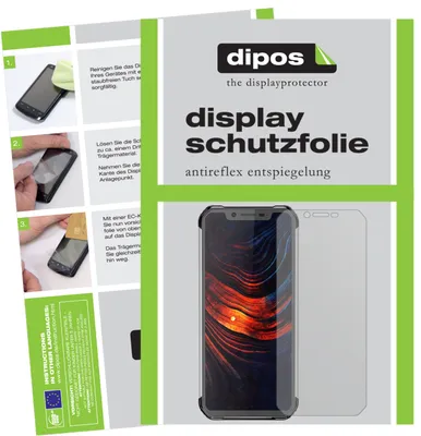 Produktbild von 2x Schutzfolie für Blackview BV9600 Plus matt Displayschutzfolie Folie Display Schutz dipos
