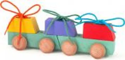 Produktbild von Bajo Bausteine auf Rädern - pädagogisches Spielzeug für Kinder