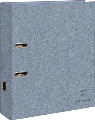 Produktbild von Clairefontaine 4x Ordner A4, Rücken 7cm Jeans Jeansblau 83531C