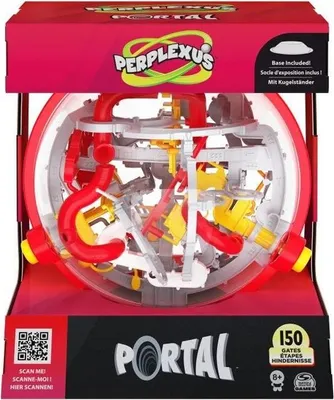 Produktbild von Perplexus Portal 3D Labyrinth von SPIN MASTER, 150 Herausforderungen, 50 Portale, 3 Knöpfe, Ab 8 Jahren