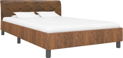 Obrázek produktu pro vidaXL Postelový povlečení hnědý Velur 140 × 200 cm