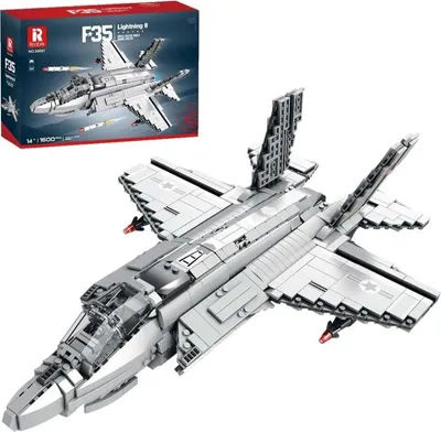 Produktbild von Reobrix 33021 Kampfjet Klemmbaustein Flugzeug 1600 Teile ab 14
