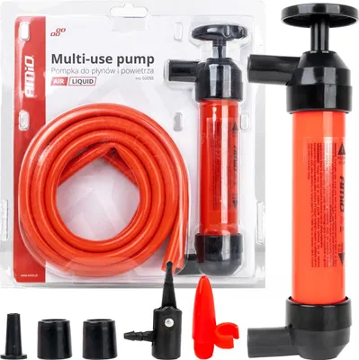 Obrázek produktu pro Ruční čerpadlo AMiO na palivo, olej a vzduch 3 v 1