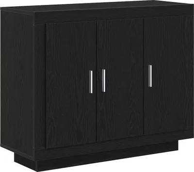 Image de Buffet Chêne noir 92 x 35 x 75 cm Bois d'ingénierie