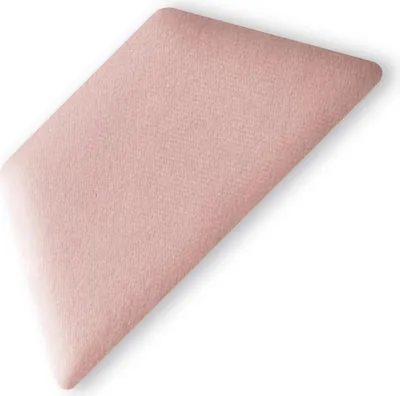 Produktbild von TAPHICEROS Halb Hex Wandpaneel Polsterpaneel, 30x15 cm, Oben/Unter, 1stk, SWING 14, Lavendel, Wandkissen Halb Hexagon Wandpolster Kopfteil für Bett Gepolstert Polsterplatte
