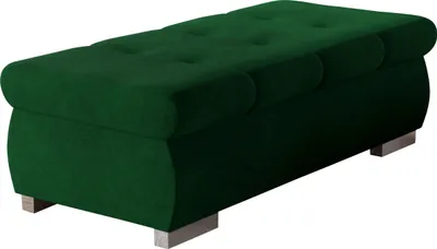 Produktbild von MIRJAN24 Polsterhocker Orkan Groß, Moderne Sitzhocker vom Hersteller, Holzkonstruktion, 120x60x39 cm (Farbe: Uttario Velvet 2951)