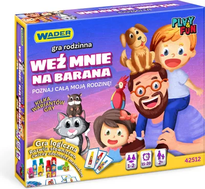 Produktbild von Play&Fun Gra Weź mnie na barana! 42512