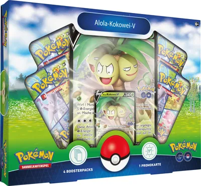 Produktbild von Pokémon Cards GO Kokowei V-Box DE