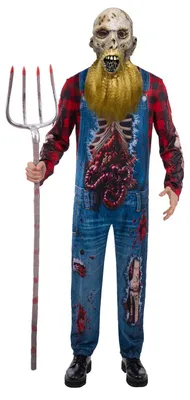 Productafbeelding van Hillbilly Zombie Kostuum voor Heren, maat L-XL