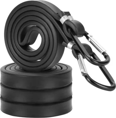 Image de Sangles élastiques avec mousquetons pour vélo et tente
