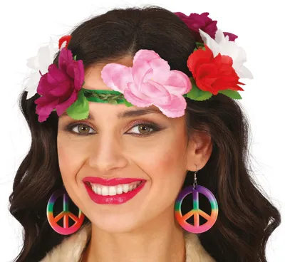 Immagine prodotto di Principessa Fiore Fata Regina Copricapo Magico Romantico Rosa Magico Testa Per Estate Feste Fate Creativo Medievale Fiaba Fiori