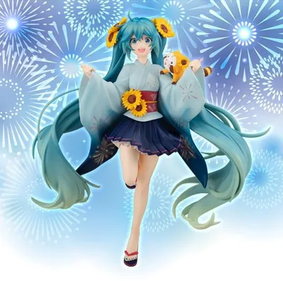 Productafbeelding van Araiguma Rascal - Vocaloid - Hatsune Miku - Rascal - Summer Festival PVC Figuur