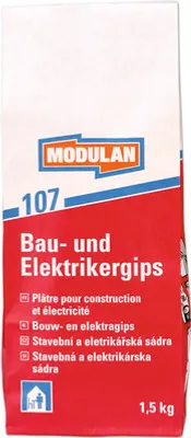 Obrázek produktu pro Stavební a elektrikářska sádra Modulan 107 1,5 kg