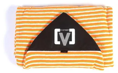 Image de Housse de protection pour planche de surf courte (6'0"), couleur jaune. Une taille unique
