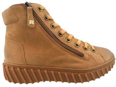 Produktbild von Paul Green Grained Nubuk Tan Stiefelette Braun : 37.5