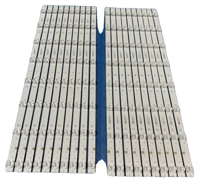 Immagine prodotto di Striscia di retroilluminazione a LED, set da 20, lunghezza 542 mm, tensione 3 V, compatibilità TX-55CXF757, TX-55CXX759