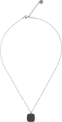 Produktbild von Halskette mit Medaillon Anhänger Modeschmuck aus Edelstahl |