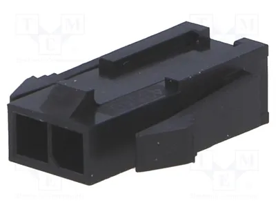 Productafbeelding van 5x Stekker, kabel-kabel, 3mm, mannelijk, PIN: 2 43640-0200, Signteck-connector