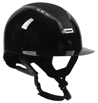 Zdjęcie produktu dla Kask damski Horka Gaudi Glossy, czarny, rozmiar 57–59 cm