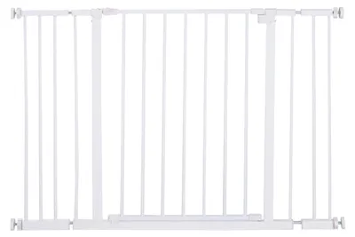 Immagine prodotto di Cancelletto di Sicurezza per Animali Domestici 72-107 cm in Metallo Bianco