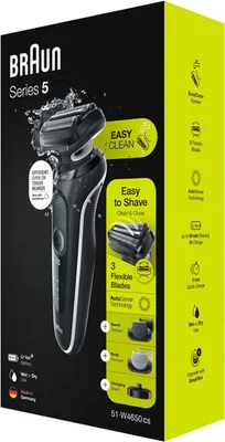 Obrázek produktu pro Braun Series 5 51-W4650cs, Holicí strojek ,černý/bílý