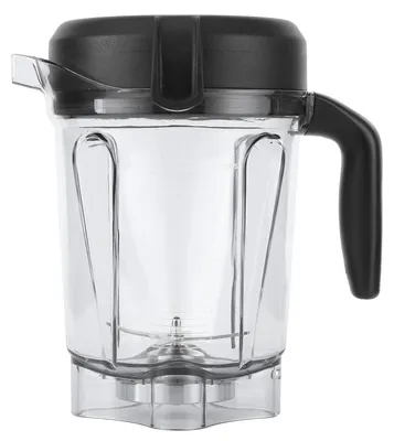Productafbeelding van Transparante mengbeker voor keukenmachines met deksel dat een klikgeluid maakt, vervangingsonderdeel, geschikt voor 64 ounce (ongeveer 1,9 liter)