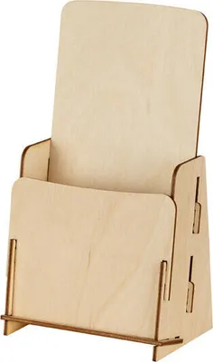 Produktbild von Vorteilspack 5x Prospektständer aus Holz LangDIN