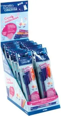 Zdjęcie produktu dla Tratto F042302, Spinacz, Długopis, Możliwość ponownego napełnienia, Różne kolory, 20 szt.