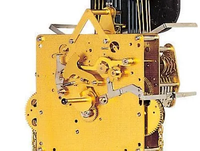 Obrázok produktu pre Standuhrwerk Hermle 451-053, 8-Tage, Pendel 114cm , Schlag auf Gong, Nachtruhe, Westminster
