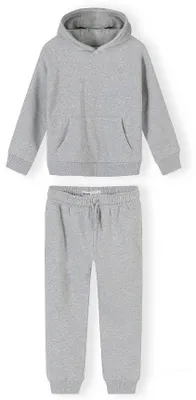Minoti Jogginganzug Grau für Jungen, Vorderansicht