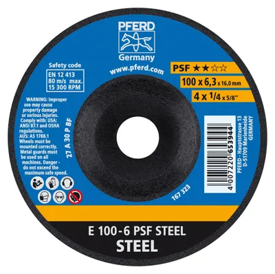 Immagine prodotto di Schruppscheiben E 100-6 A 30 P Psf 16,0