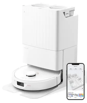 Produktbild von Roborock Q Revo Weiß Smarter Saug-Wisch-Roboter mit Reinigungsstation
