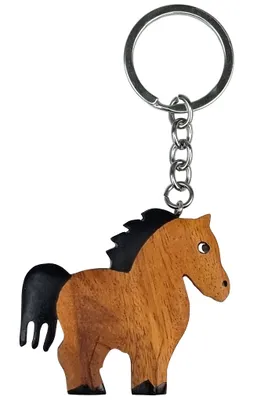 Immagine prodotto di 2Kids Toys Portachiavi in legno Cavallo grande