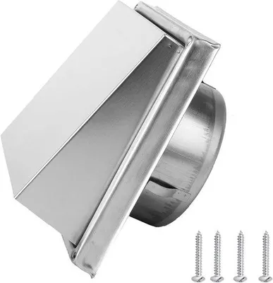 Produktbild von Famanu Ventilationsgitter 125 mm mit Insektenschutz und Abdeckung