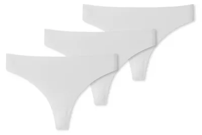 Produktbild von Schiesser Damen String 3-Pack Invisible Soft - weiss - Größe 38