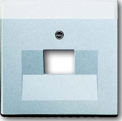 Produktbild von BJ future linear Abdeckung 1803-83 f.UAE 1fach alusilber