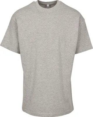 Produktbild von Build Your Brand BY122 | Premium Combed Jersey T-Shirt, Oversize geschnitten - Farbe: Heather Grey - Größe: XL